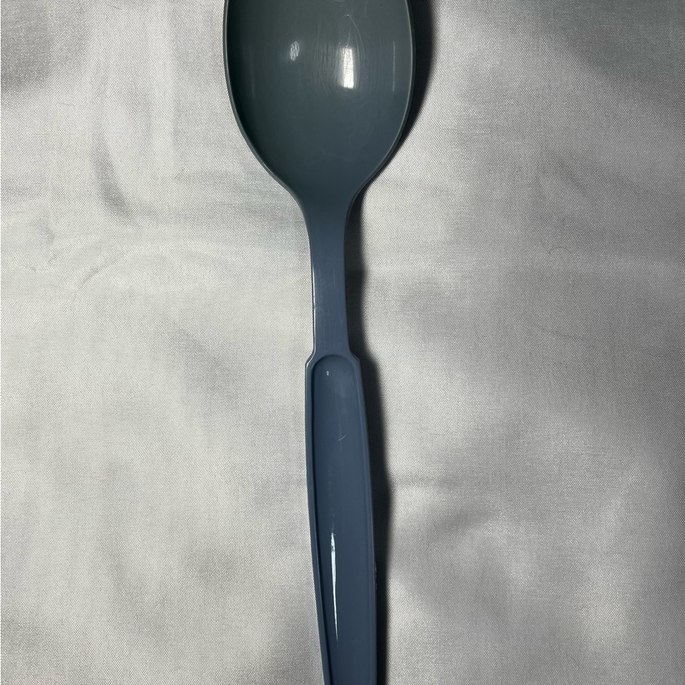 Vintage EKCO Blue Plastic Nylon Cooking Serving Spoon‎ 11" USA
